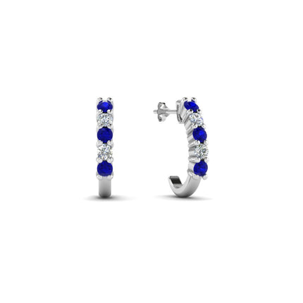 Half Huggie Hoop Earring