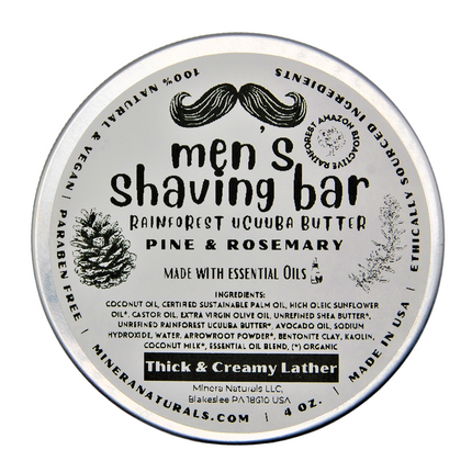 Men's shaving Bar Pine & Rosemary