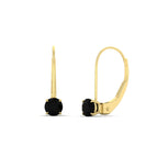 14K Yellow Gold / Black Diamond / Lab Grown