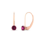 14K Rose Gold / Pink Sapphire / Lab Grown