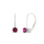 14K White Gold / Pink Sapphire / Lab Grown