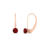 14K Rose Gold / Ruby / Lab Grown
