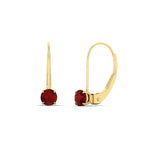 14K Yellow Gold / Ruby / Lab Grown