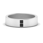 14k White Gold / Black Diamond / Lab Grown