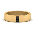 14k Yellow Gold / Black Diamond / Lab Grown