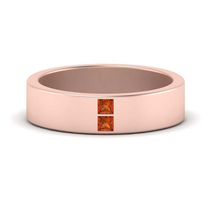 Square Diamond Mens Band