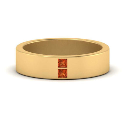 Square Diamond Mens Band