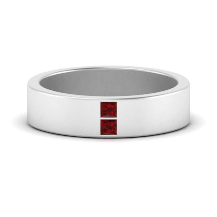 Square Diamond Mens Band