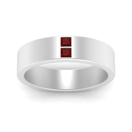 Square Diamond Mens Band