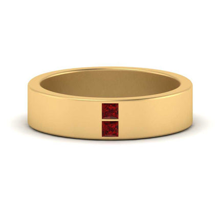 Square Diamond Mens Band