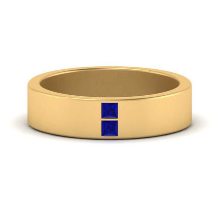 Square Diamond Mens Band