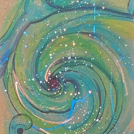 Surf Hand Painted Cork Yoga Mat