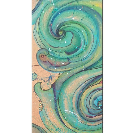 Surf Hand Painted Cork Yoga Mat