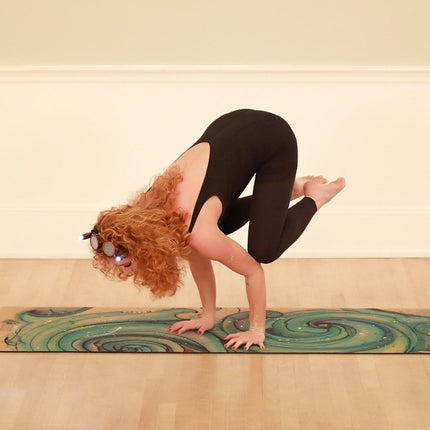 Surf Hand Painted Cork Yoga Mat