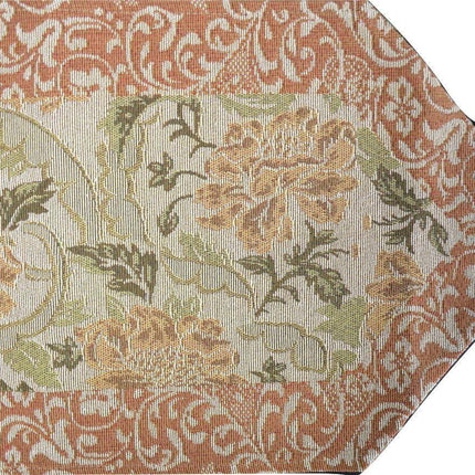 DaDa Bedding Floral Nature Garden Beige Orange Spices Tapestry Table Runner (10072)