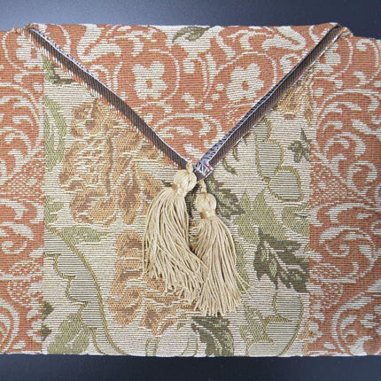 DaDa Bedding Floral Nature Garden Beige Orange Spices Tapestry Table Runner (10072)