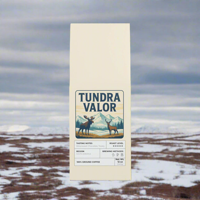 Tundra Valor Bitterroot Coffee Blend Dark French Roast (12oz)