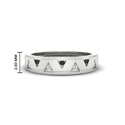 Two Tone Male Wedding Band