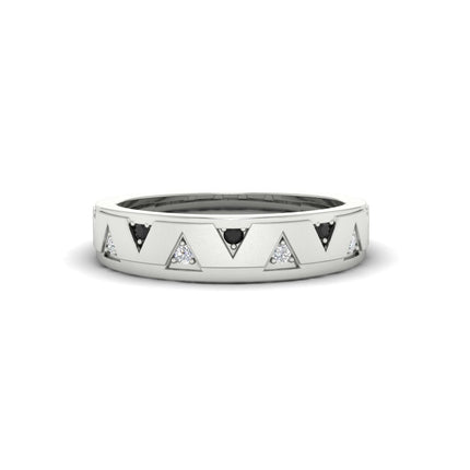 Two Tone Male Wedding Band