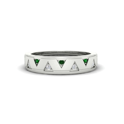 Two Tone Male Wedding Band