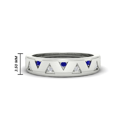 Two Tone Male Wedding Band