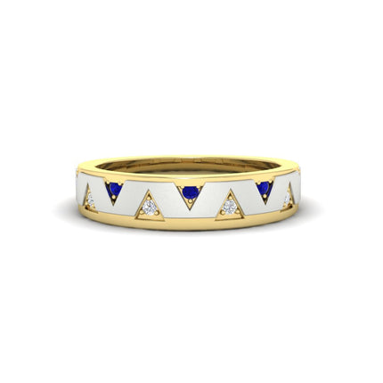Two Tone Male Wedding Band