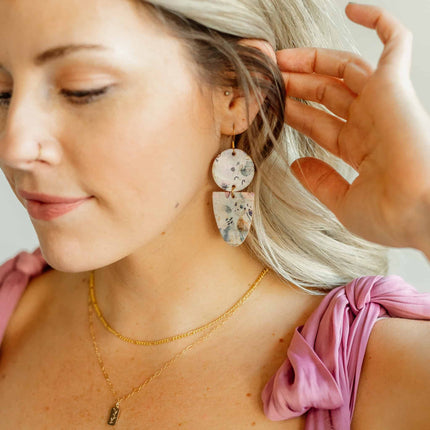 Watercolor Drew Earrings