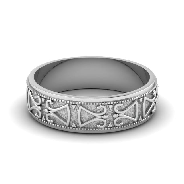 Antique Design Wedding Band